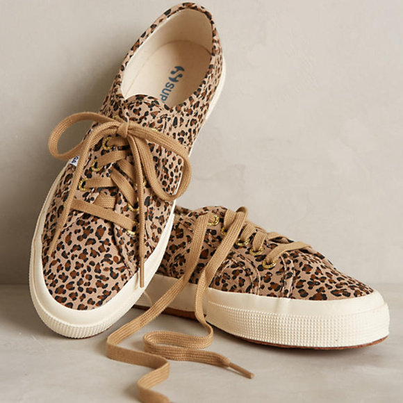 superga leopard print sneakers